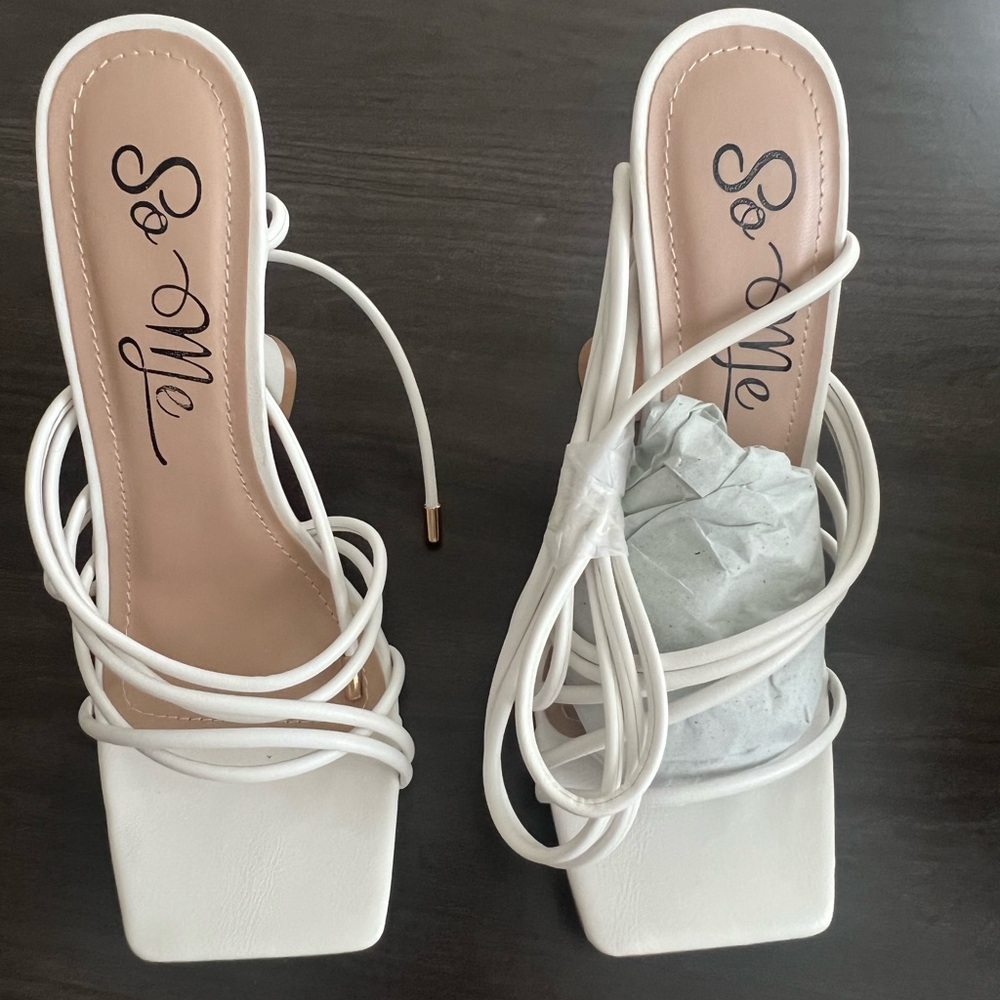 Lace Up Heels by Miss Lola